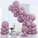 140pcs Dusty Purple Balloon Arch Kit Lavender Boho Baby Shower Birthday Party