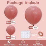 100pcs Dusty Pink Balloon Arch Kit Different Sizes Baby Shower Birthday Party