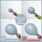Dusty Blue Balloon Arch Kit 120pcs Light Blue Aqua Baby Shower Birthday Party
