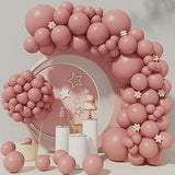Dusty Pink Balloon Arch Kit 85pcs Vintage Matte Baby Shower Birthday Party
