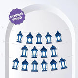 Ramadan Lanterns Garland Banner Eid Decorations Hanging Bunting Photo Backdrop