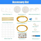 Party Decorations 8FT & 6FT Half Arch Stand Kit Durable Balloon Arch Frame