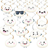 Dumpling Hanging Swirl Decorations, Baby Shower Birthday Party, 20 PCS