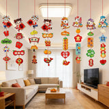 Year of the Horse Bunting Banner: 2026 Lunar New Year Decorations, 8-Piece Set