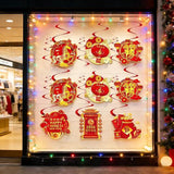 2026 Chinese New Year Hanging Swirls Decorations Kit 24pcs Zodiac Horse Party Supplies