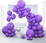 150 Pcs Purple Balloon Arch Kit Lavender Lilac Different Sizes Party Decor