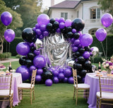 145 Pcs Dark Purple Balloon Arch Kit Different Sizes Party Decorations