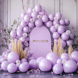 Pastel Purple Balloon Arch Kit: 150pcs Party Decorations