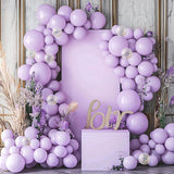 Pastel Purple Balloon Arch Kit: 150pcs Party Decorations