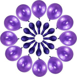 Pearl Purple Balloons 120pcs 12 Inch Royal Latex Party Decorations