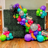 Red Purple Teal Balloon Garland Kit 156PCS for Teen Girl Birthday Gymnastics Music Party