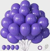 Purple Balloons 60PCS 12 Inch Dark Royal Purple for Birthday Baby Shower Wedding Party