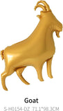 8 Pcs Ramadan Balloons Gold Goat Purple Lantern Silver Moon Star Eid Party Decor