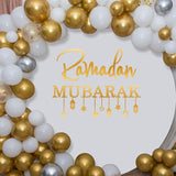 Ramadan Mubarak Decal Sign Balloon Arch Eid Moon Star Muslim Party Decor