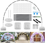 Adjustable Balloon Arch Stand 10ft Wide 9ft Tall Heavy Base Party Kit