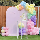 Pastel Balloon Arch Garland Kit Rainbow Balloons Pink Yellow Blue Purple for Party