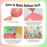 Dusty Pink Green Blue Balloon Arch Kit Boho Baby Shower Wedding Party
