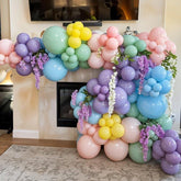 Pink Blue Green Balloon Arch Kit Pastel Baby Shower Wedding Birthday Party