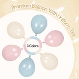 130pcs Gender Reveal Balloon Arch Kit Pink Blue Baby Shower Party