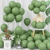 60pcs Sage Green Mini Balloons 5 Inch Matte Baby Shower Birthday Party