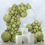 Sage Green Balloon Arch Kit 145pcs Mixed Sizes for Wedding Birthday Party