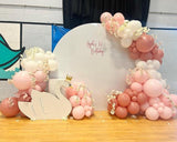 Dusty Pink Balloon Arch Kit 85pcs Vintage Matte Baby Shower Birthday Party