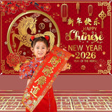 2026 Year of the Horse Banner: Chinese Lunar New Year Decor