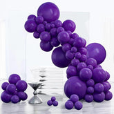 152 PCS Dark Purple Balloon Arch Kit Multi Size Royal Party Decorations