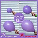 140 Pcs Purple Balloon Arch Garland Kit for Birthday Wedding Party