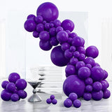 Dark Purple Balloon Arch Kit: 123-Piece Party Decorations