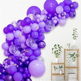 Purple Balloon Arch Kit 111pcs Mixed Sizes 18 12 5 Inch Party Decorations