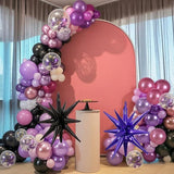Purple Balloon Arch Kit 111pcs Mixed Sizes 18 12 5 Inch Party Decorations