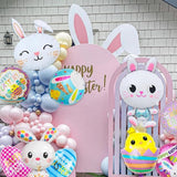 Easter Balloons 10 Pack Mylar Foil Bunny Egg Chick Helium Party Decor