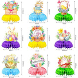 Easter Honeycomb Centerpieces Bunny Chick Egg Colorful Table Decor Supplies