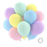 Pastel Latex Balloons Set of 100 12 Inch Macaron Color Party Decor Supplies