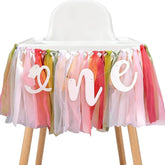 Bunny High Chair Banner 1st Birthday Some Bunny Is One Rabbit Party Decor Supplies