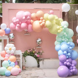 Pastel Balloon Arch Kit 129 PCS Macaron Latex Garland Party Decor Supplies