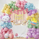 Easter Balloon Garland Arch Kit 134 PCS Pastel Rainbow Bunny Egg Party Decor Supplies