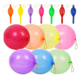 Punch Balloons Set of 30 Heavy Duty Neon Latex Kids Party Favor Supplies