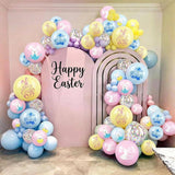 Pastel Easter Balloons: Bunny, Egg, Confetti Latex Party Decor Supplies