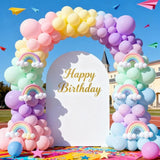 Pastel Latex Balloons Set of 100 12 Inch Macaron Color Party Decor Supplies