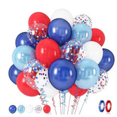 Patriotic Red White Blue Balloon Garland Kit Star Flag Party Decor