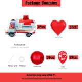 Ambulance Balloons EMS Nurse Hospital Theme Party Decoration Set