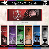 Easter Church Banners: Christian Scripture Sanctuary Wall Decor Set