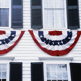 4 Pack Patriotic Pleated Fan Flag Bunting Banner for Party Décor