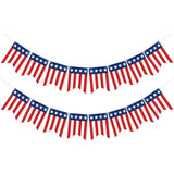 American Flag String Banner Patriotic Stars Stripes Garland Decor