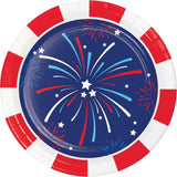 Lady Liberty Party Supplies Set for 16 Guests Plates Napkins Patriotic