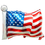 6 Pcs Patriotic American Flag Balloons Independence Party Décor