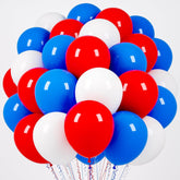 66 Pack Red White Blue Macaron Latex Balloons 12 Inch Party Decor