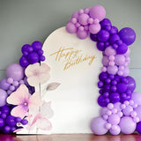 Dark Purple Balloon Arch Kit 120 Pcs Mixed Size Party Decor Set Pieces